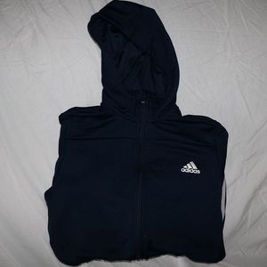 adidas navy track sweater